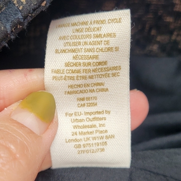 Free People‎ Houndstooth Leopard Print Moto Jacket Size 0 Grunge Animal Print - Picture 3 of 13